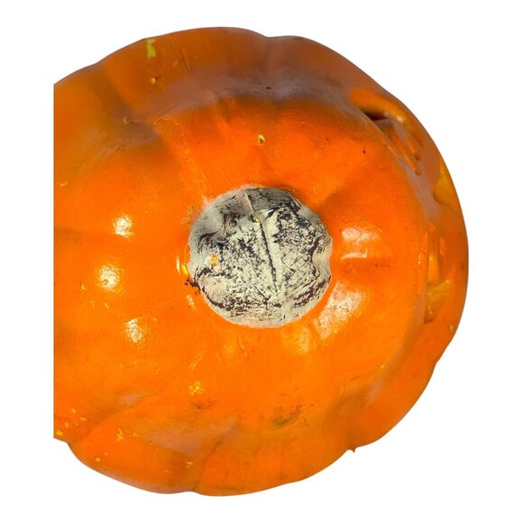 Lighted Foam Halloween pumpkin Jack O Lanterns vintage 1998 home holiday decor - Picture 6 of 10